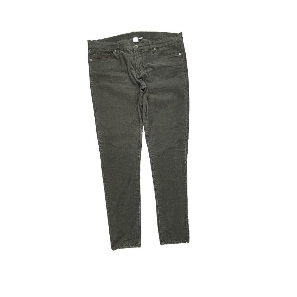 JCP JCPenney Skinny Women's size 14 Gray Corduroy Pants